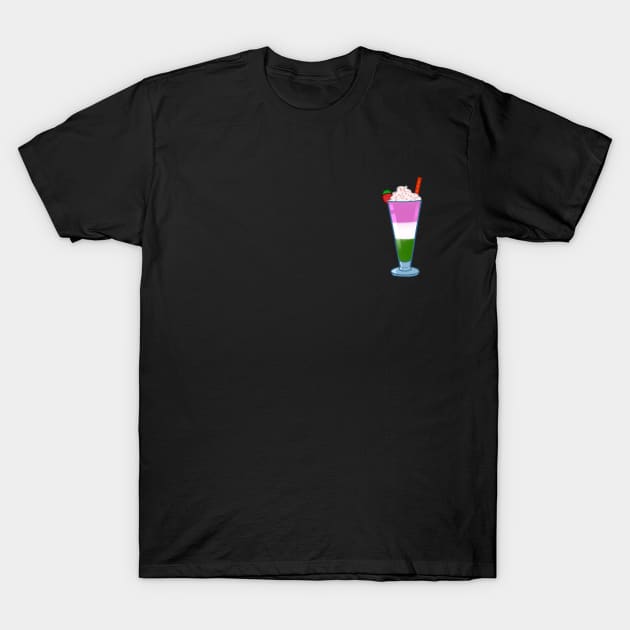 Genderqueer cocktail #6 T-Shirt by gaypompeii